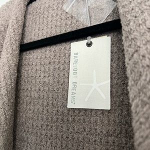 NEW Barefoot Dreams cardigan in Pewter